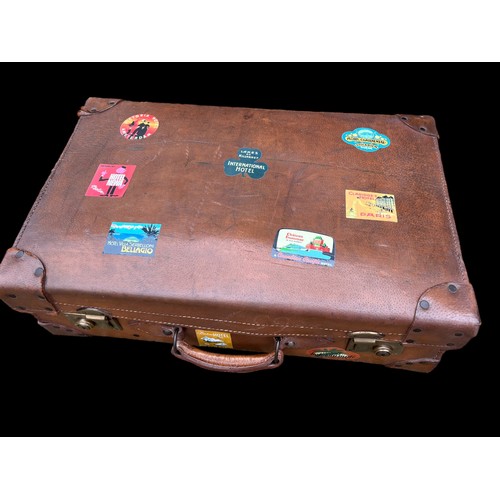 339 - 2 VINTAGE MINT CONDITION TRAVEL CASE WITH COLLECTABLE STICKERS