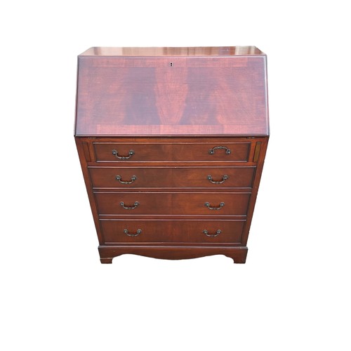 361 - A MAHOGANY BUREAU 29 x 17 x 38.5