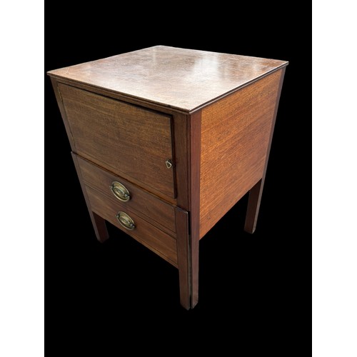 364 - A GEORIGAN BEDSIDE CABINET 25.5 x 17.5 x 19