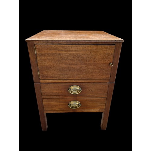 364 - A GEORIGAN BEDSIDE CABINET 25.5 x 17.5 x 19