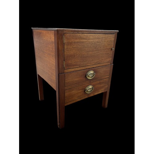 364 - A GEORIGAN BEDSIDE CABINET 25.5 x 17.5 x 19