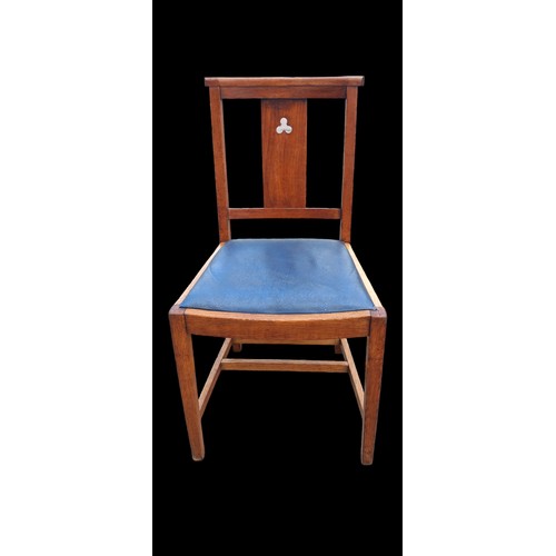 374 - OAK CHURCH CHAIR