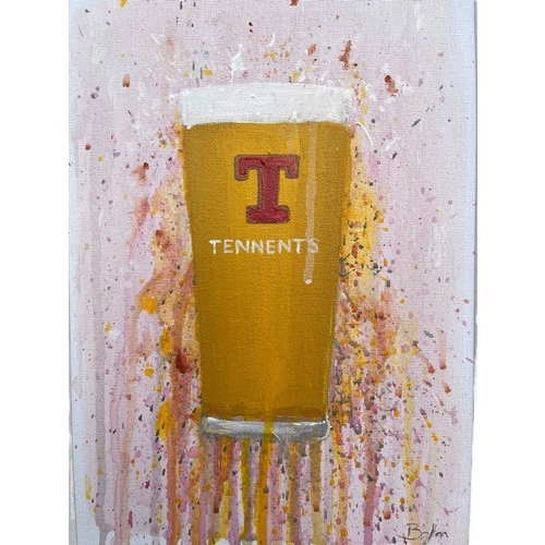 388 - A PINT OF TENNENTS  BY BOYLAN 19X16