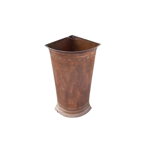 421 - A BEAUTIFUL COPPER CORNER STICK STAND ** p