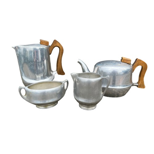 450 - RETRO 4 PIECE SET OF PICQUOT WARE