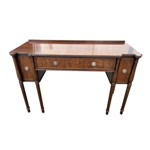 464 - A REGENCY SIDEBOARD WITH A DOUBLE CELLARETTE DRAWERS **