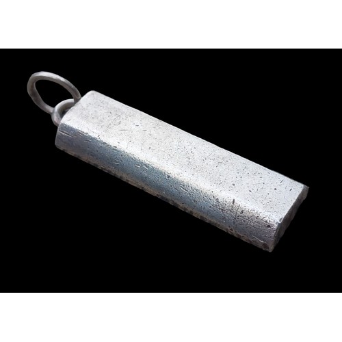 516 - A 990 GRADE SILVER INGOT/PENDANT 18.3G