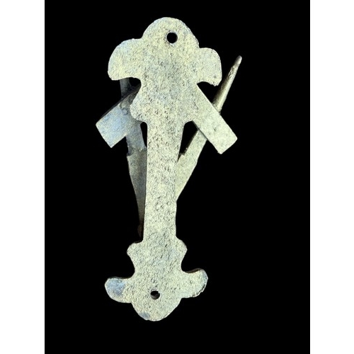 526 - BRASS MASONIC DOOR KNOCKER