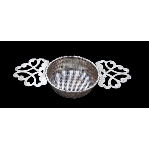 588 - A WHITE METAL SIEVE (UNTESTED)