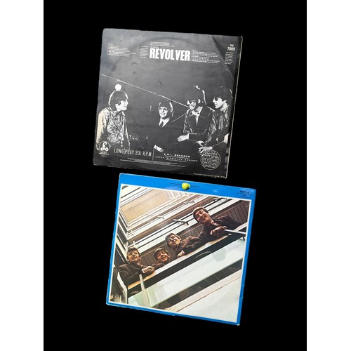 650 - 2 ALBUMS BY THE BEATLES INCLUDING BLUE ALBUM