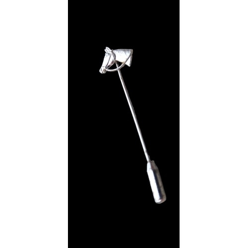 503 - A SILVER HORSE HEAD STICK PIN