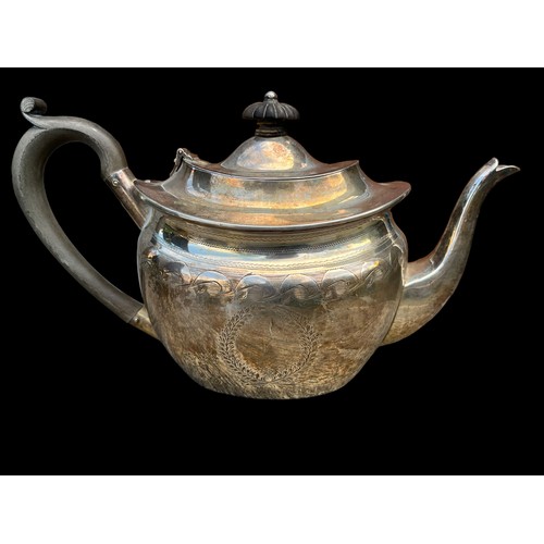 585A - A BIRMINGHAM SILVER 3 PIECE TEA  SERVICE  670grm