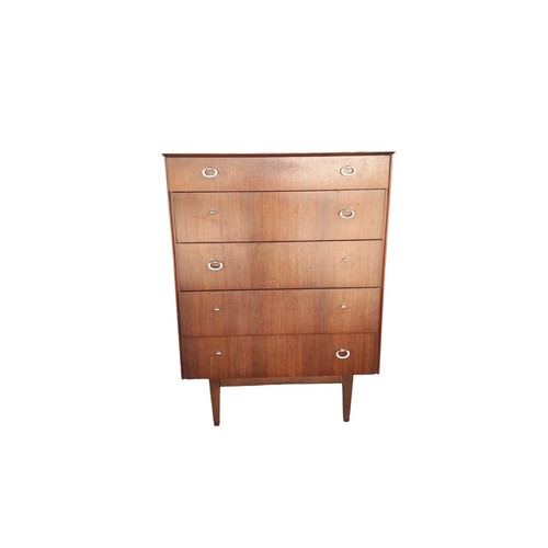 85 - A RETRO 5 DRAWERED CHEST