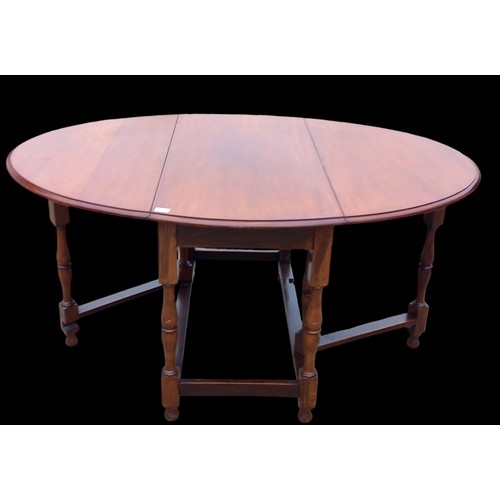 54 - MAHOGANY GATE LEG TABLE