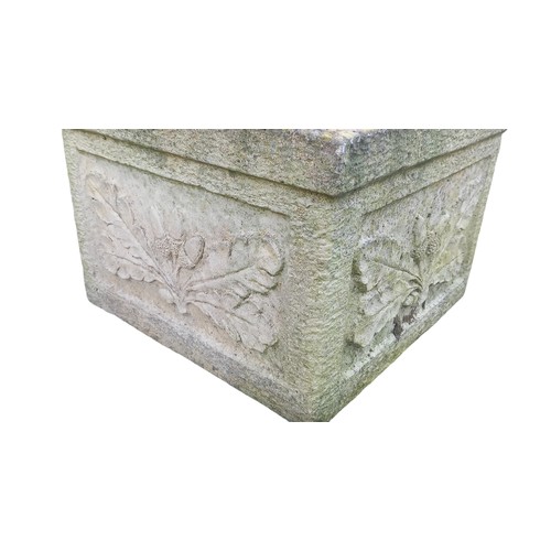 30 - STONE SQUARE PLANTER