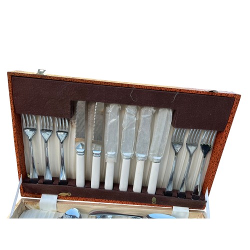 81 - A CANTEEN OF CUTLERY