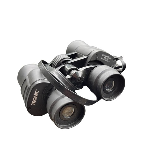 125 - A CASED PAIR OF TRONIC 24X60 BINOCULARS