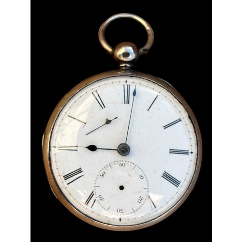 223 - A SILVER POCKET WATCH