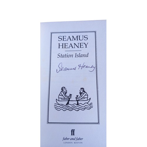 241 - SIGNED SEAMUS HEANEY POETRY BOOK