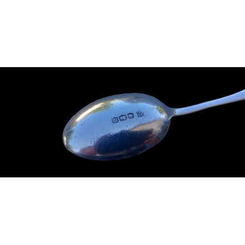 210 - A SHEFFIELD SILVER TEASPOON BY JOHN TURTON & CO DATED 1929 16.4G