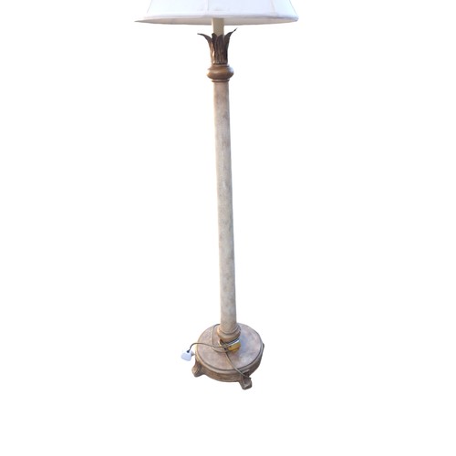 290 - A PILLAR STANDARD LAMP