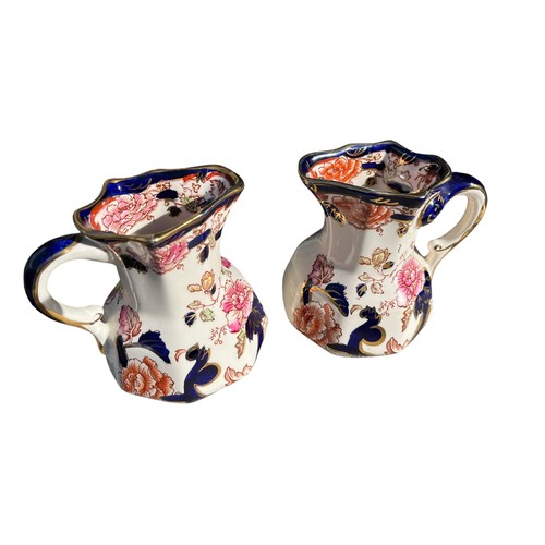 324 - A PAIR OF MASONS MANDALAY JUGS