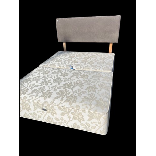 345 - A 5ft (KINGSIZE ) DIVAN BED WITH HEADBOARD