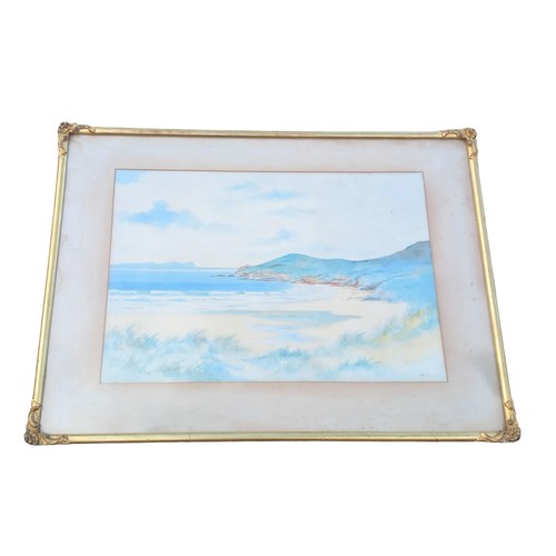 407 - FRAMED WATERCOLOUR BY STEELE