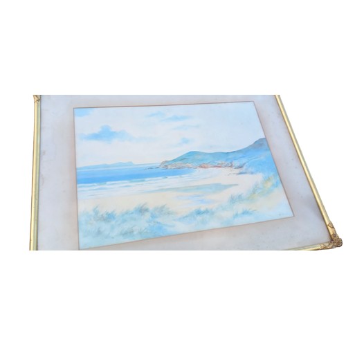 407 - FRAMED WATERCOLOUR BY STEELE