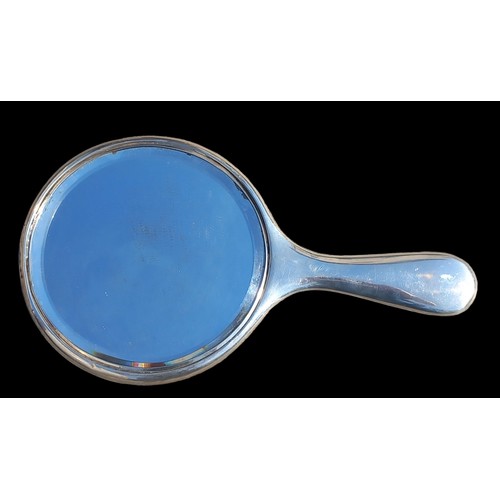 503 - A SILVER HAND MIRROR