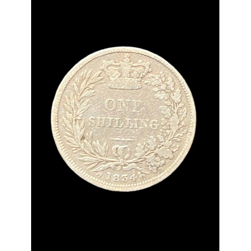 511 - A WILLIAM IV 1834 SILVER SHILLING