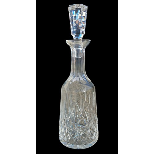 512 - A BEAUTIFUL WATERFORD crystal  DECANTER