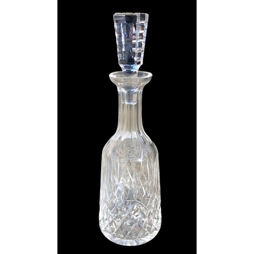 512 - A BEAUTIFUL WATERFORD crystal  DECANTER