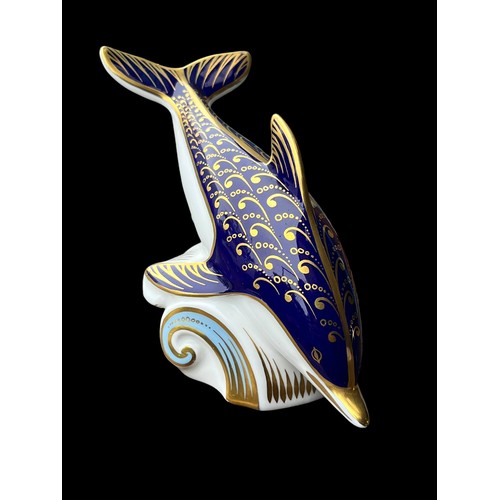 535 - A  ROYAL CROWN DERBY DOLPHIN