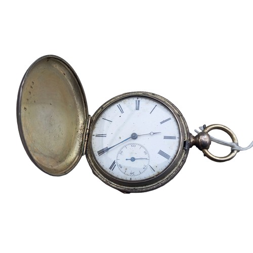 222 - A SILVER POCKET WATCH