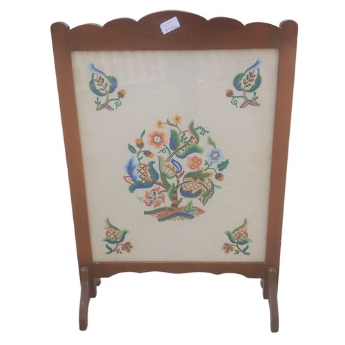 61 - A NEEDLEWORK FIRESCREEN