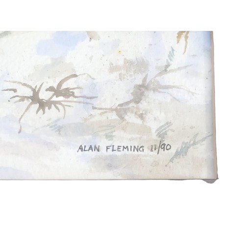 66 - A LIMITED EDITION ALAN FLEMMING PRINT