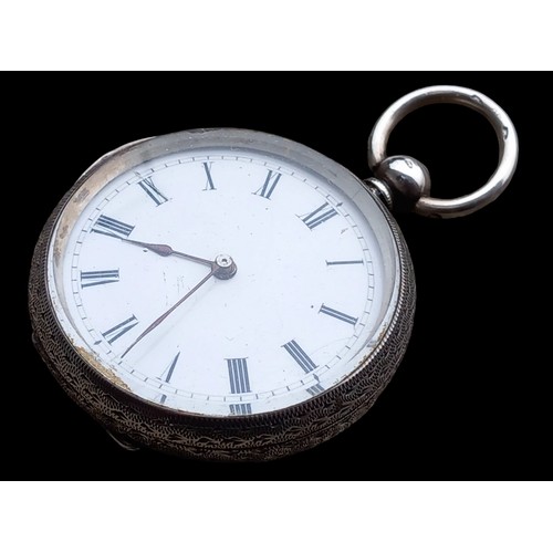 236 - A SILVER POCKET WATCH