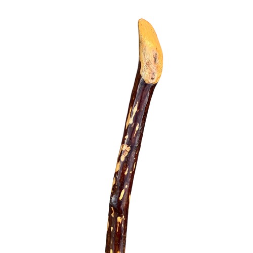 112 - 3 AFRICAN THEMED WALKING STICKS