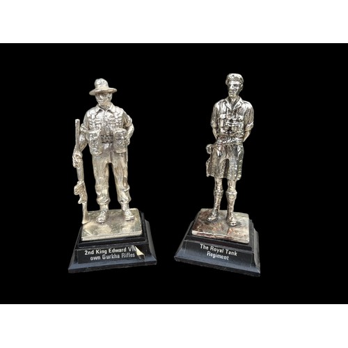 152 - A LOT OF 2 MILITARY FIGURES BY ROYAL HAMPSHIRE