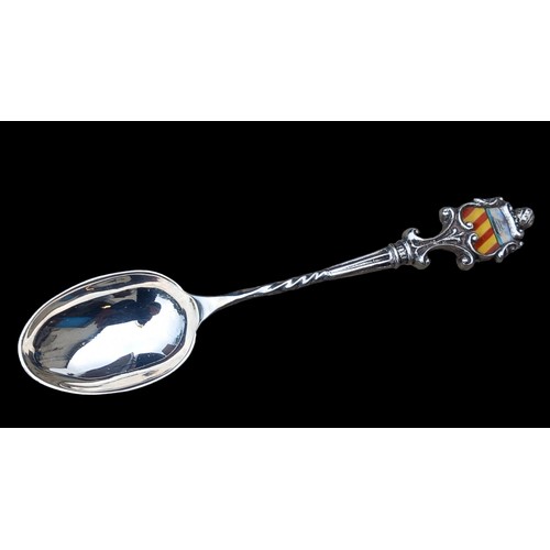 204 - AN 1897 BIRMINGHAM SILVER SPOON BY DEAKIN AND FRANCIS LTD 20grm