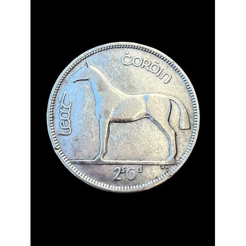 177 - A 1942 IRISH SILVER HALF CROWN