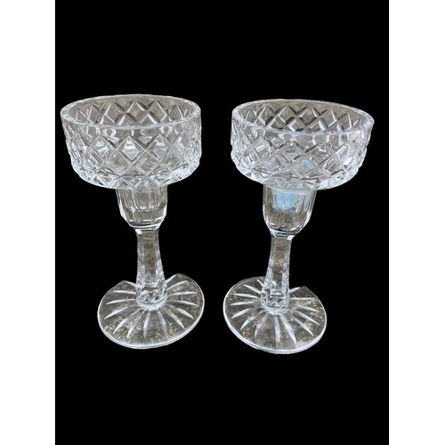 1 - A PAIR OF TYRONE CANDLESTICK 7