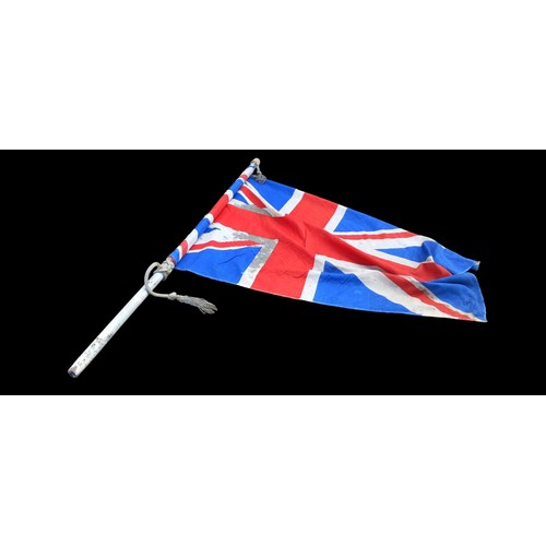 38 - OLD UNION JACK FLAG ON POLE