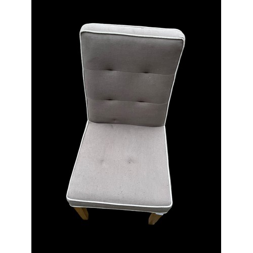 69 - A NEW GREY SIDECHAIR