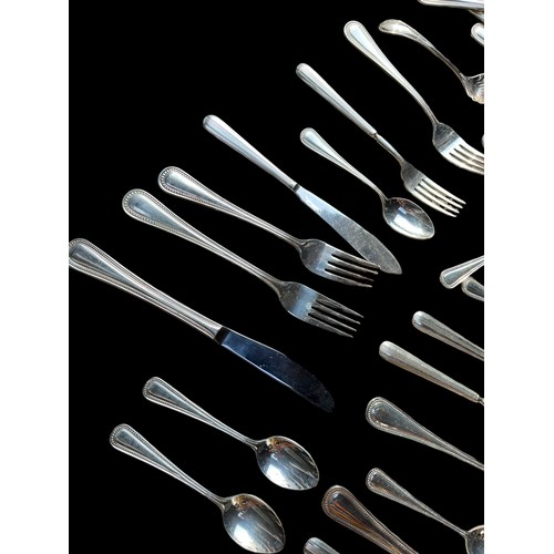 89 - A LARGE QUALITY SILVER PLATE CUTLERY SET