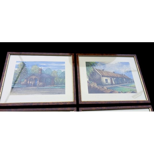 105 - 4 PADDY CURRAN FRAMED PRINTS