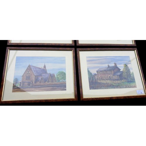 105 - 4 PADDY CURRAN FRAMED PRINTS