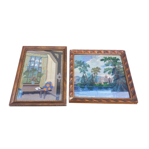 111 - 2 FRAMED NEEDLEWORKS