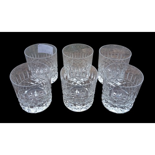 150 - 6 TYRONE CRYSTAL GLASSES